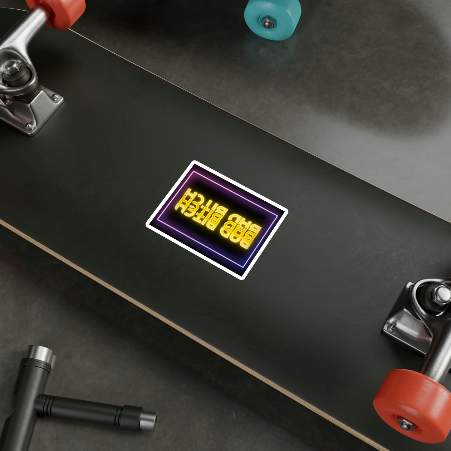 Bad Bitch Neon Sticker
