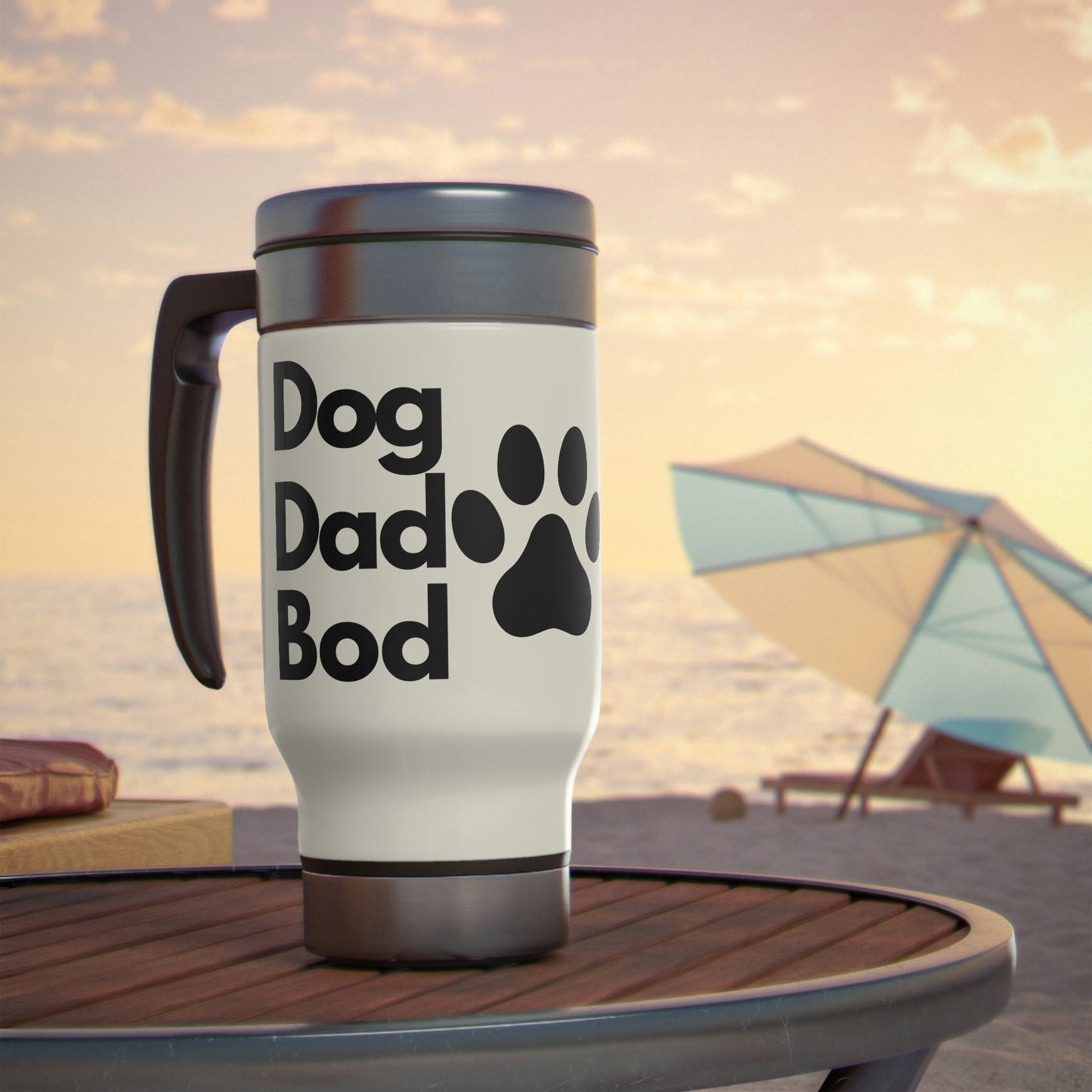 Dog Dad Bod 14oz Travel Mug