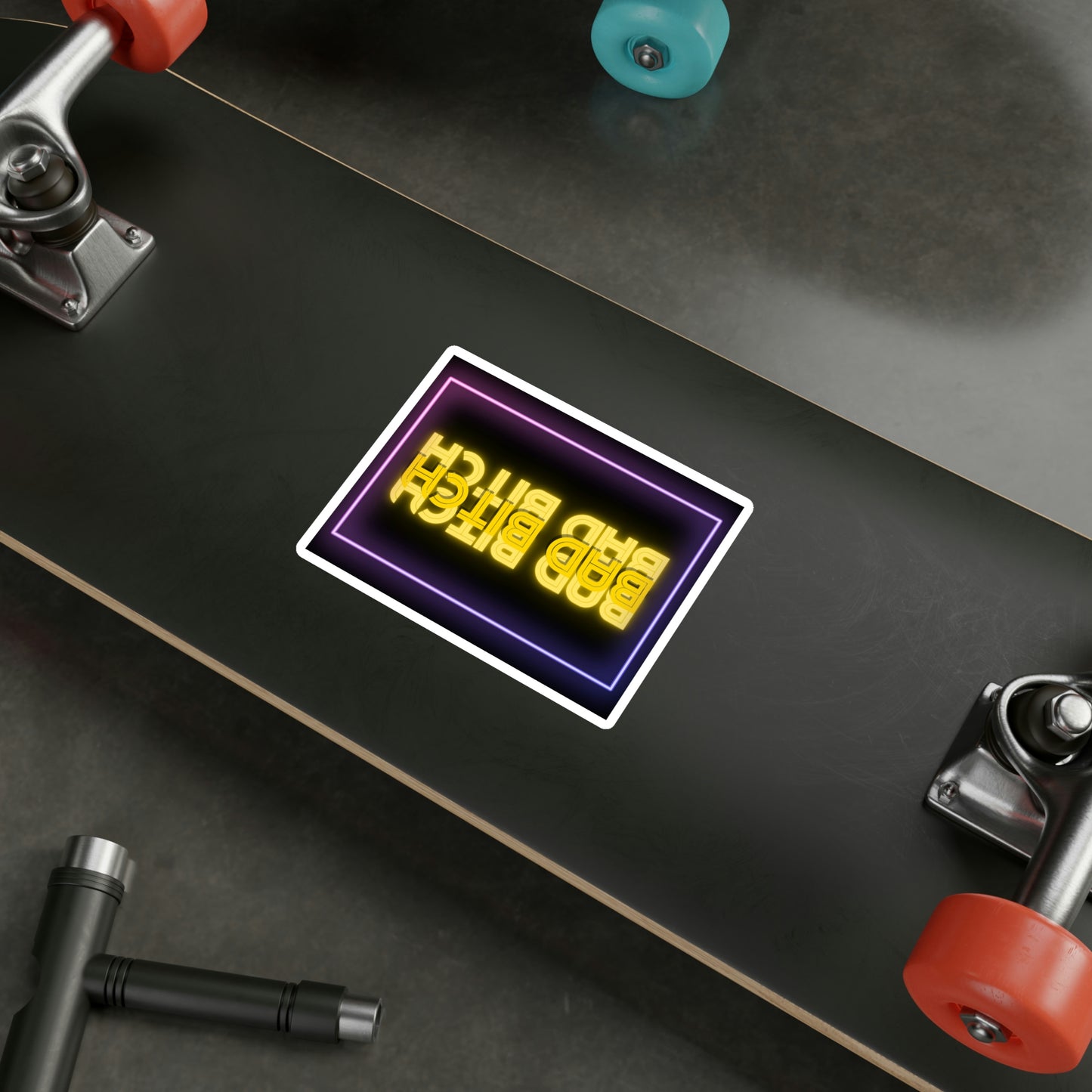 Bad Bitch Neon Sticker