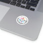 Family Strength Cancer Ribbons Round Sticker