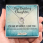 Lucky Darling Daughter Necklace