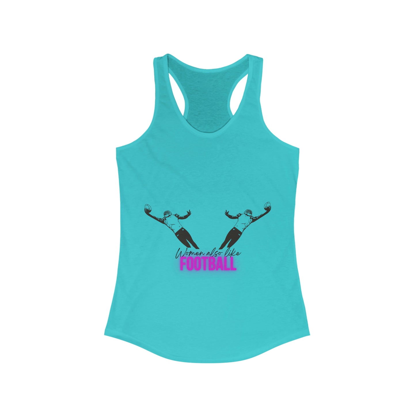Women Also Like Football Tank