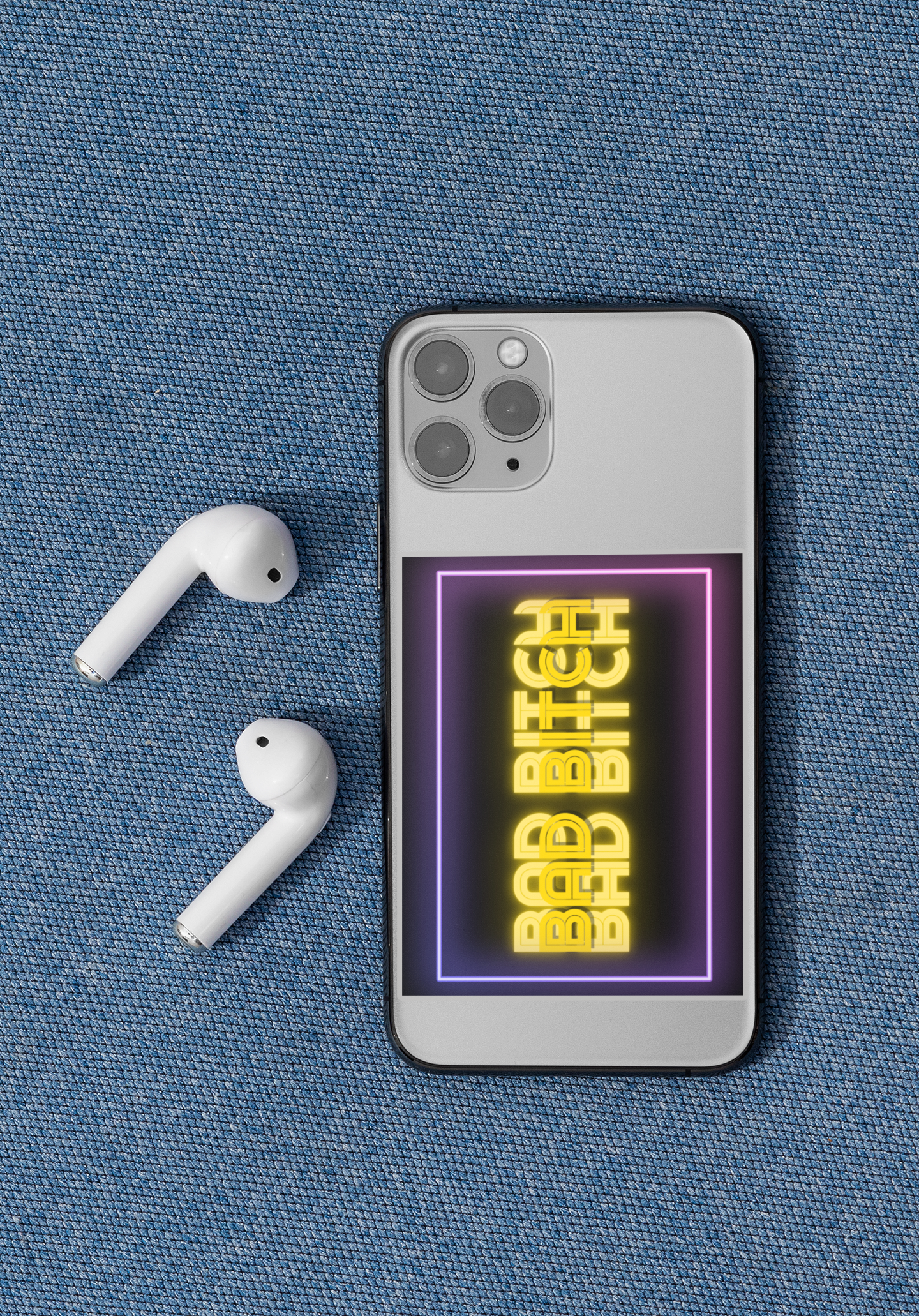 Bad Bitch Neon Sticker
