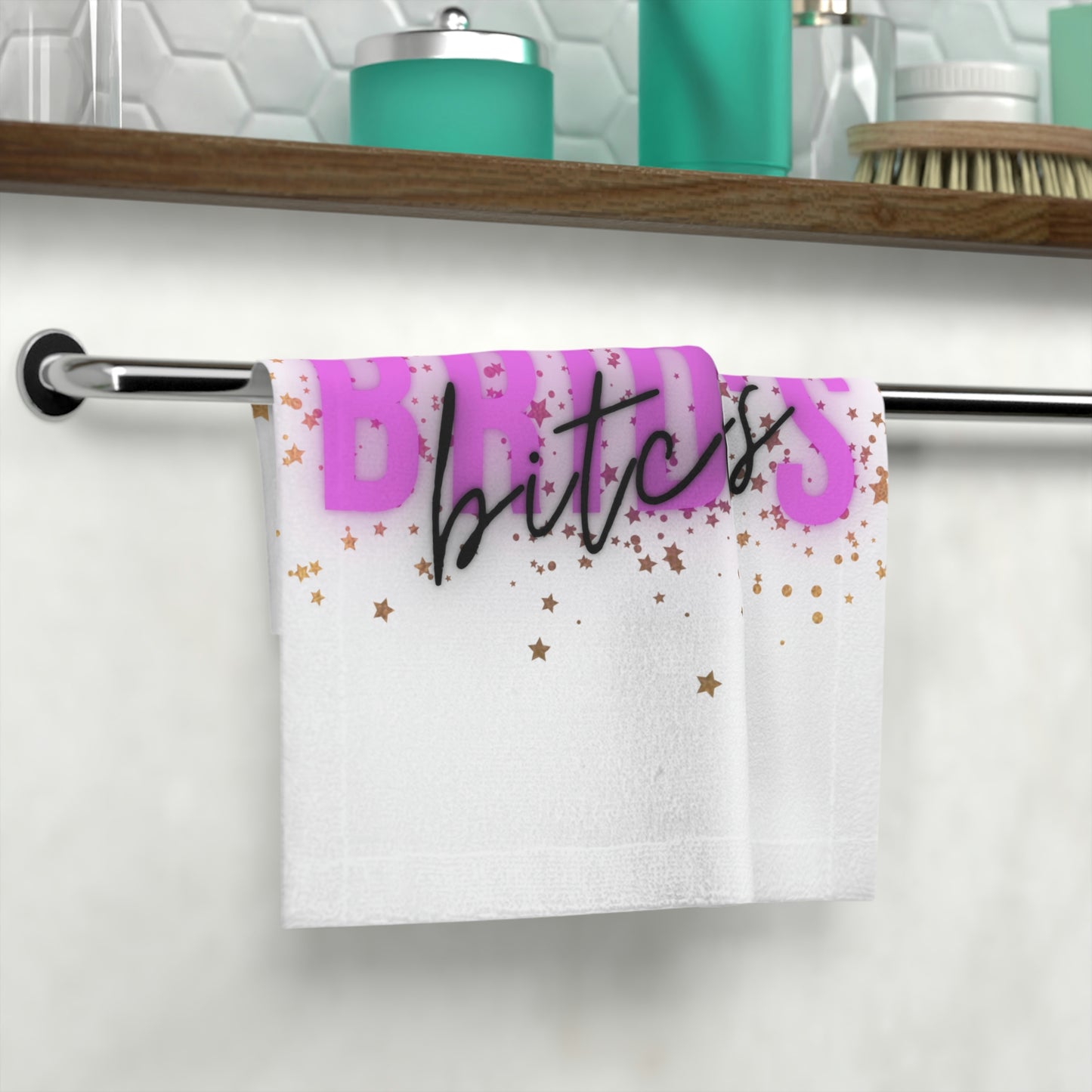 Bride's Bitches Face Towels