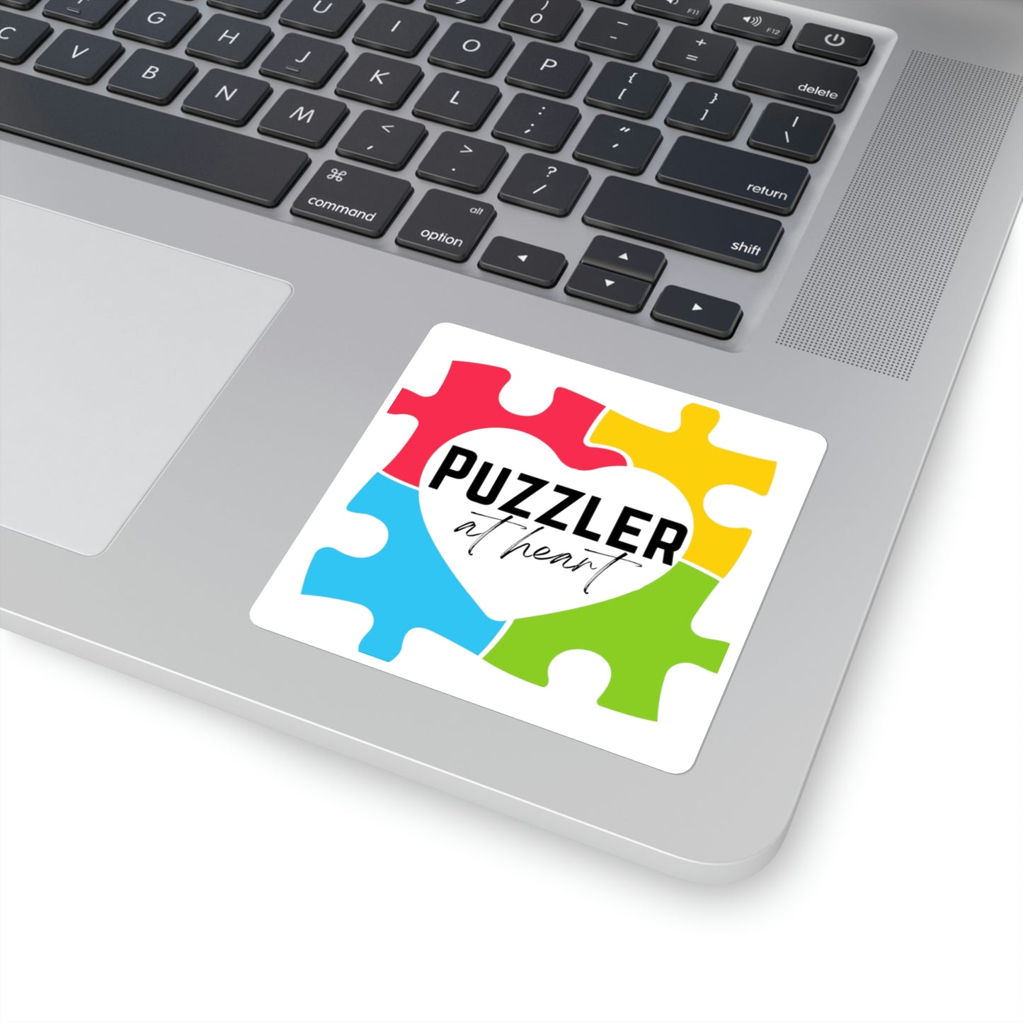 Puzzler at Heart Sticker