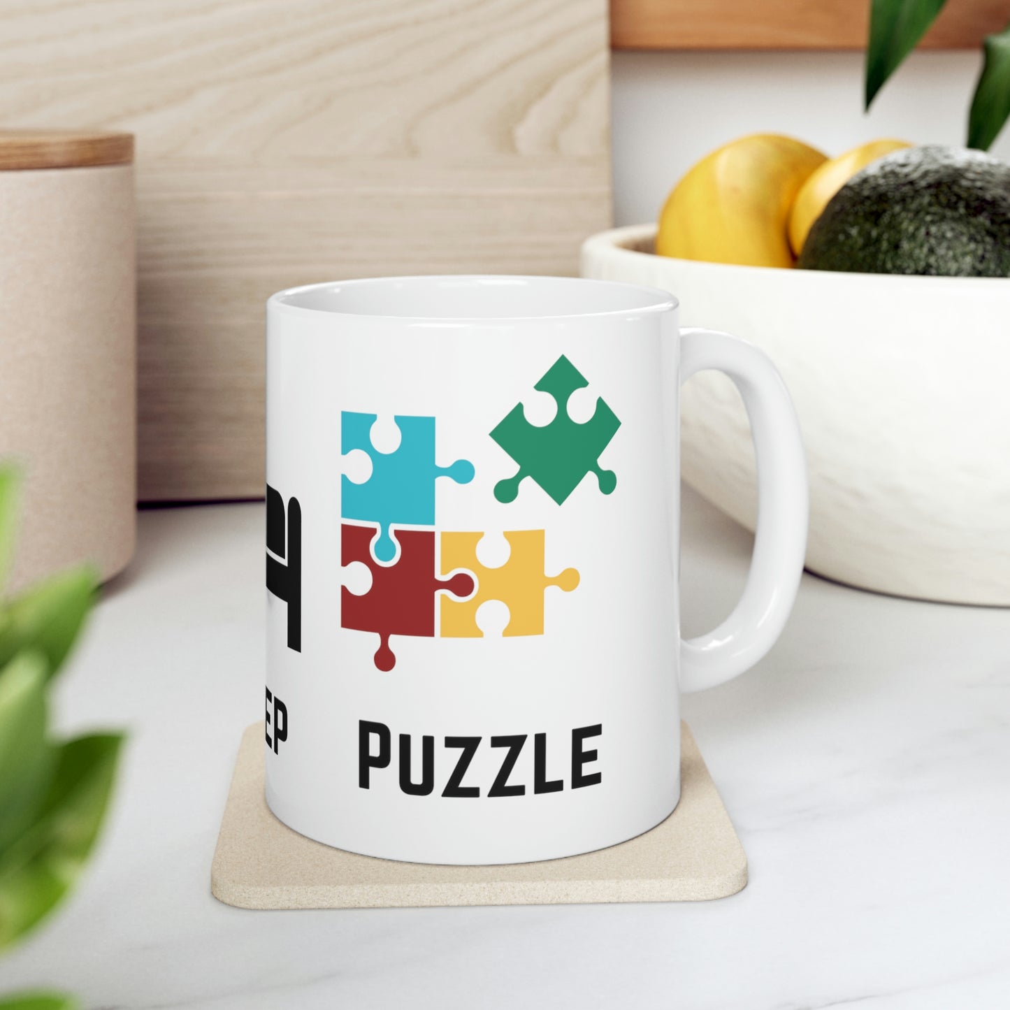 Eat, Sleep, Puzzle Mug 11oz