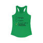 In Love w/ Fictional Character Racerback Tank