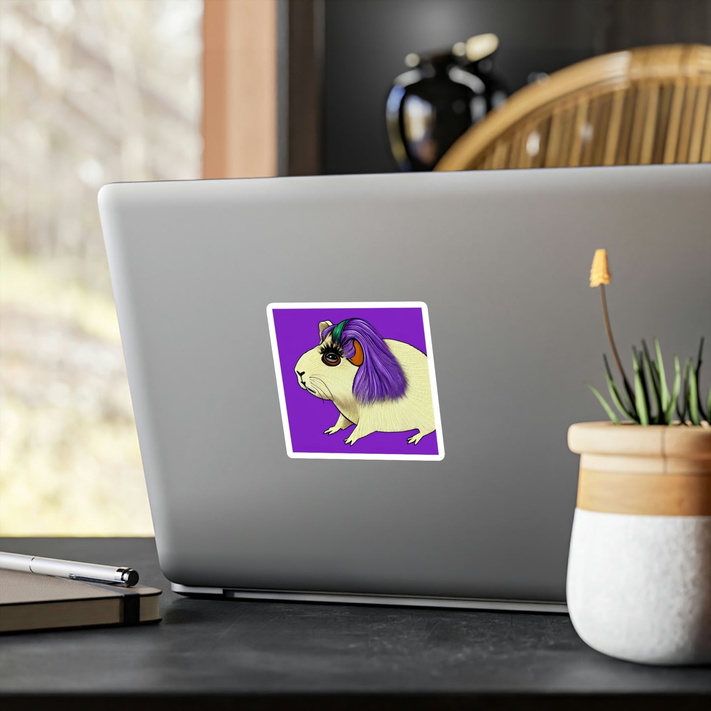 Punk Rock Guinea Pig Sticker