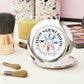 Family Strength Cancer Ribbons Compact Travel Mirror