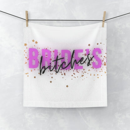 Bride's Bitches Face Towels