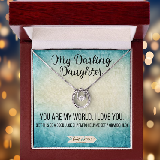 Lucky Darling Daughter Necklace