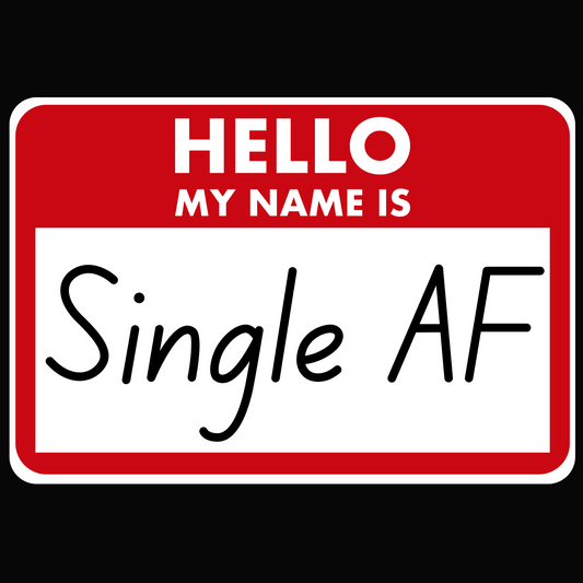 Single AF Name Tag Sticker