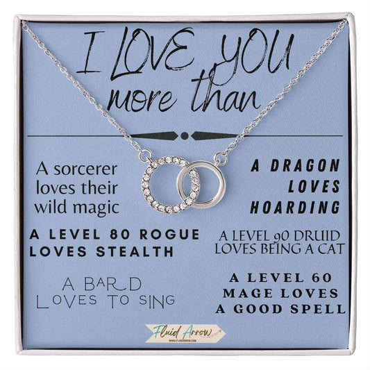 I love you more than - D&D expressions, Perfect Pair Necklace