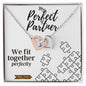 Perfect Partner, Puzzler Perfect Fit Interlocking Hearts Necklace