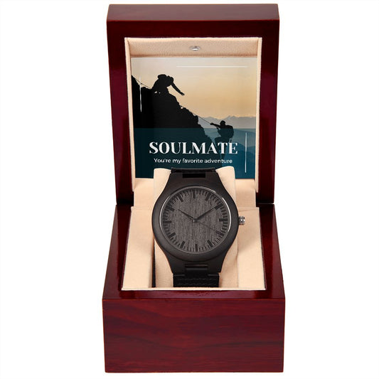 Soulmate Favorite Adventure Wooden Watch