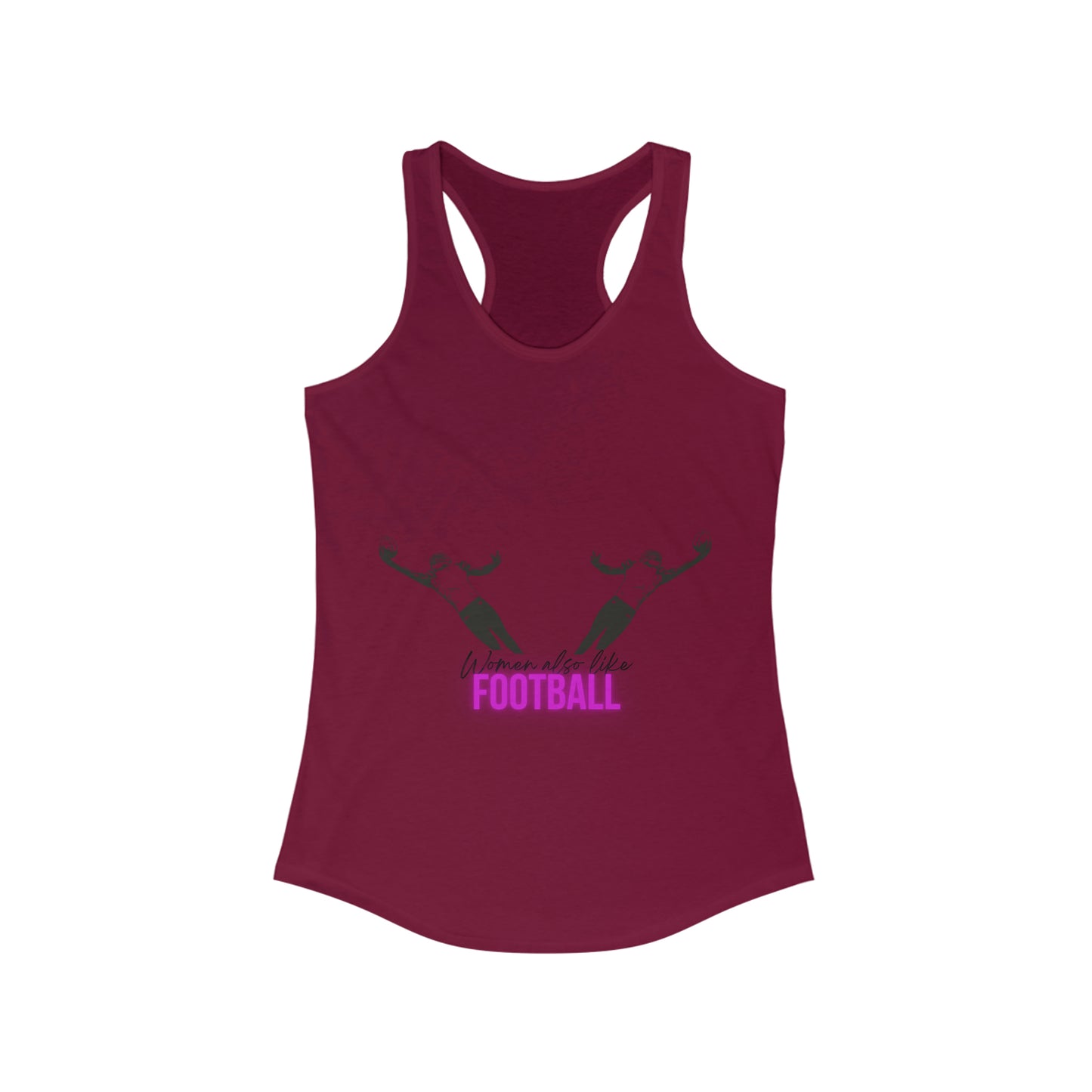 Women Also Like Football Tank