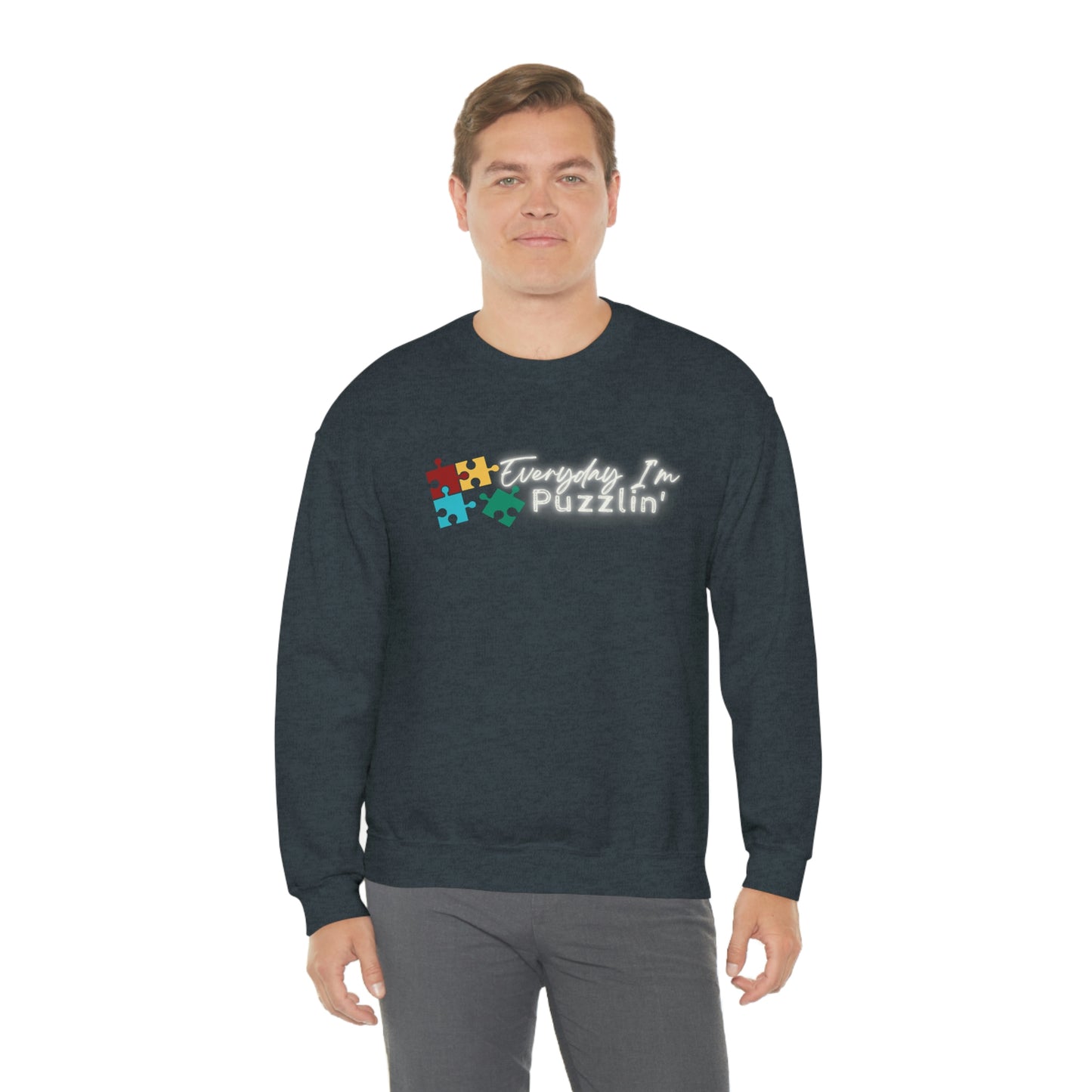 Everyday I'm Puzzlin' Sweatshirt