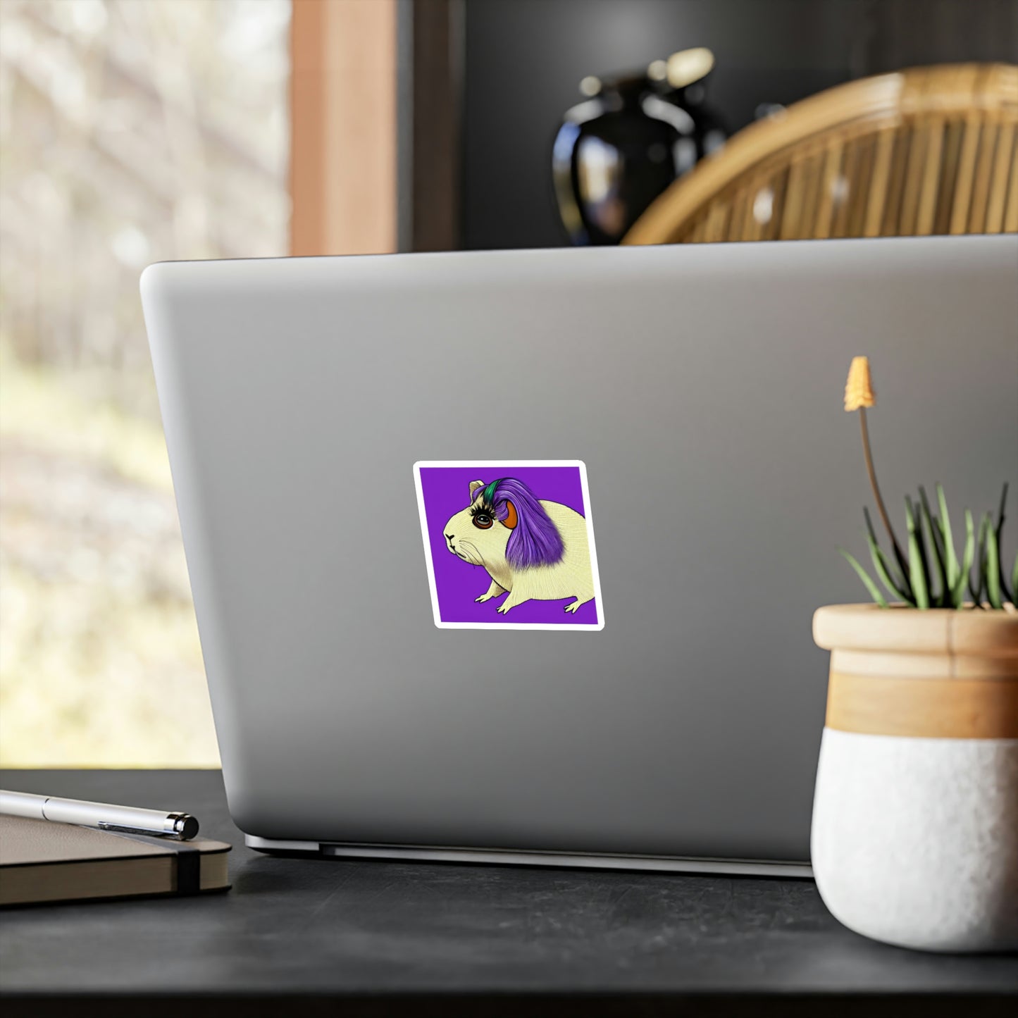 Punk Rock Guinea Pig Sticker