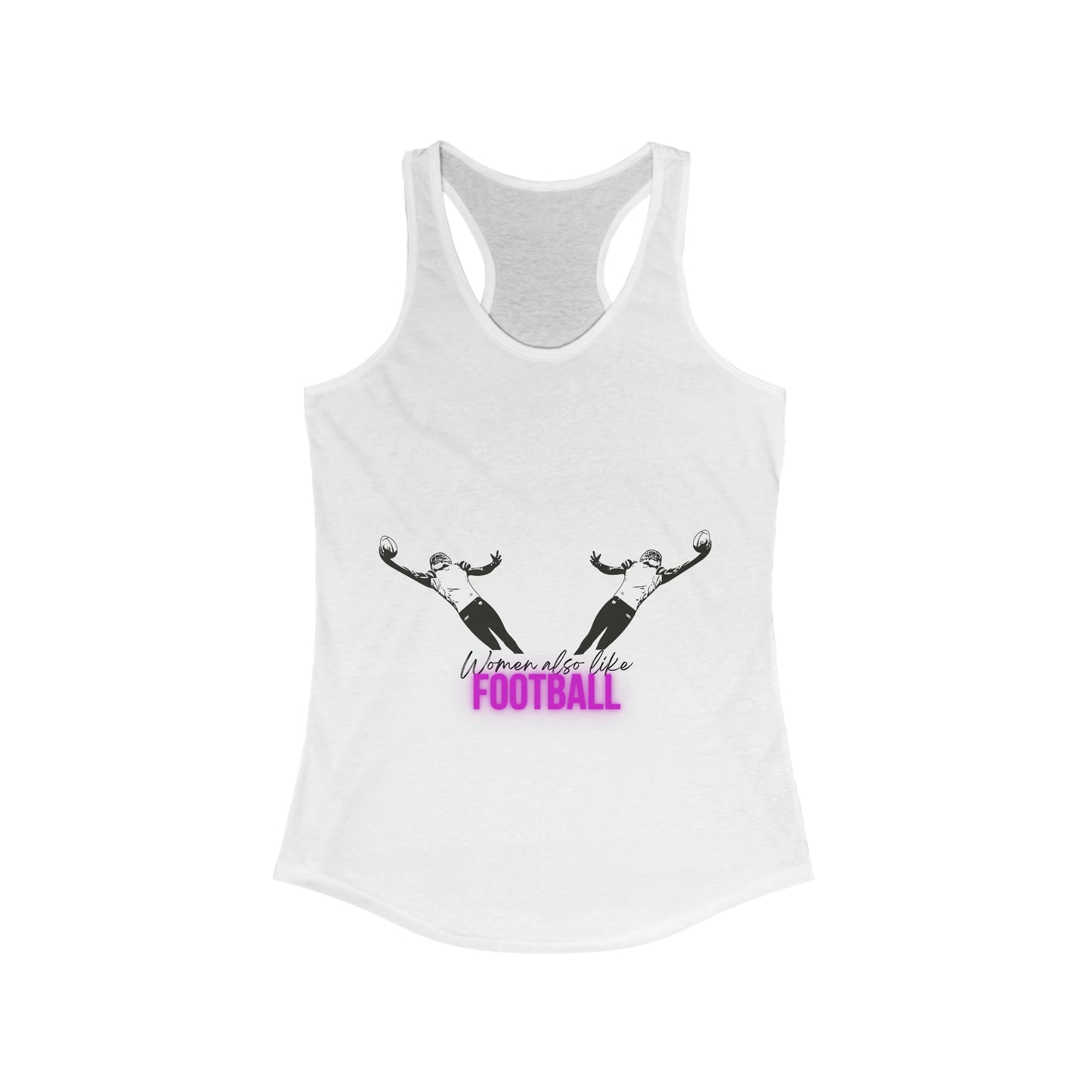 Women Also Like Football Tank