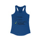 In Love w/ Fictional Character Racerback Tank