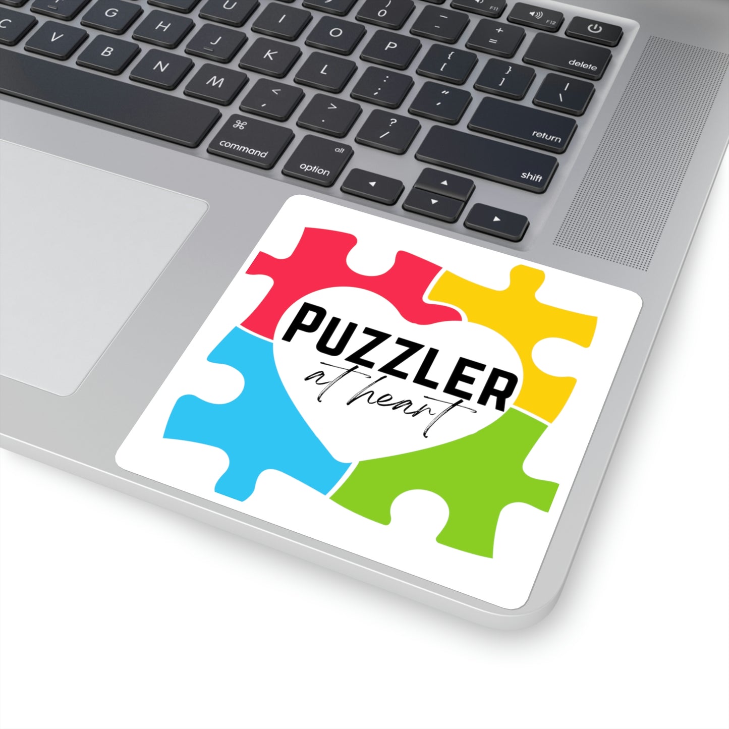 Puzzler at Heart Sticker