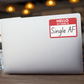 Single AF Name Tag Sticker