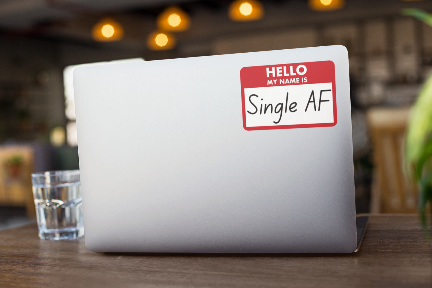 Single AF Name Tag Sticker