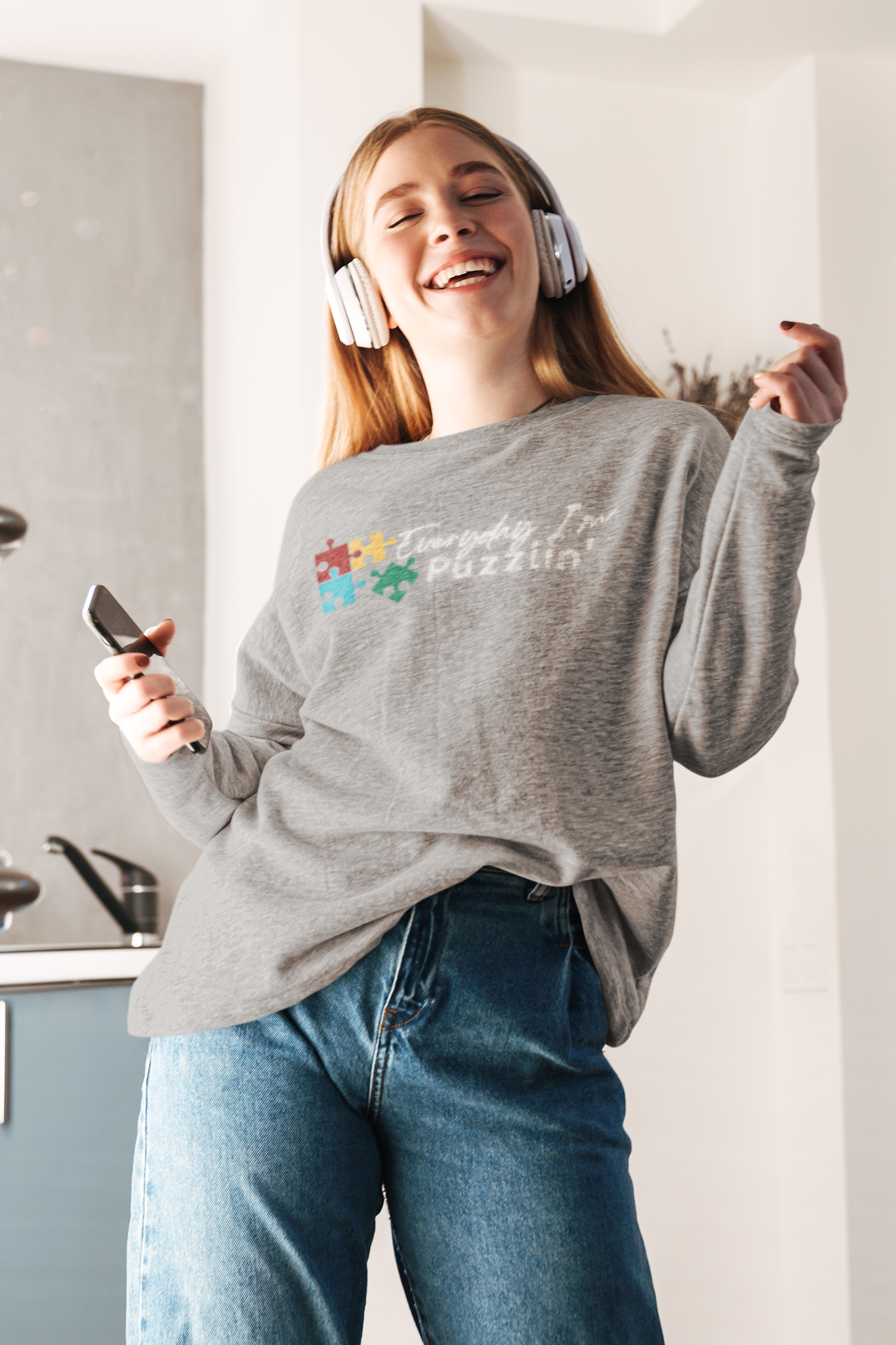 Everyday I'm Puzzlin' Sweatshirt